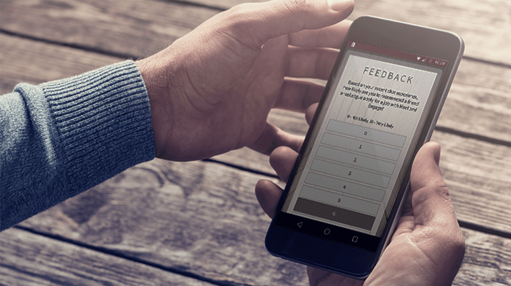 net promoter score on mobile phone