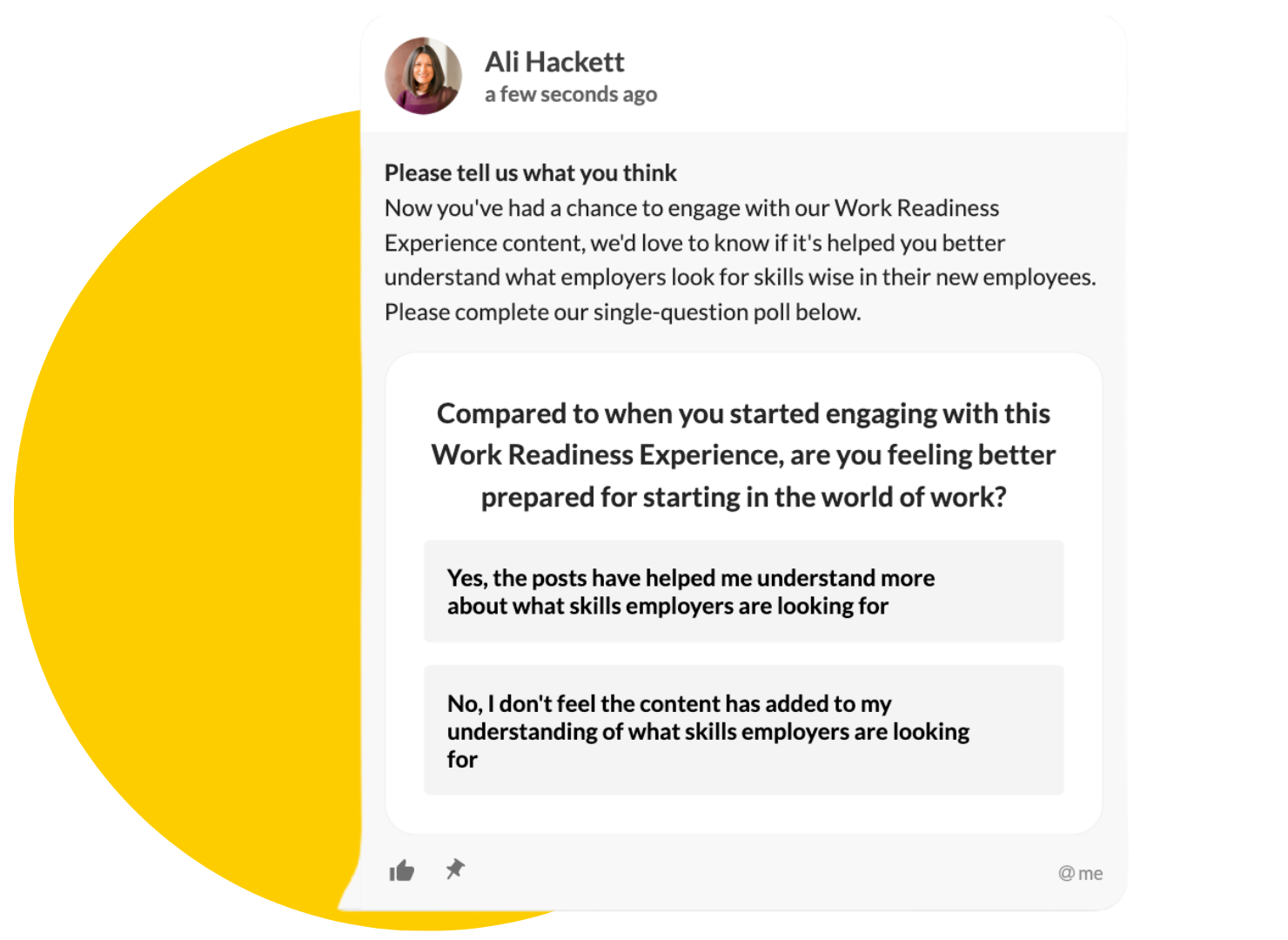 Pathway content screen on mobile and desktop
